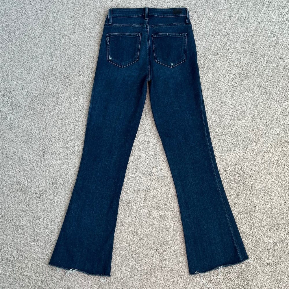 PAIGE Laurel Canyon high rise jeans. Dark wash. Size 27. - Picture 3 of 9